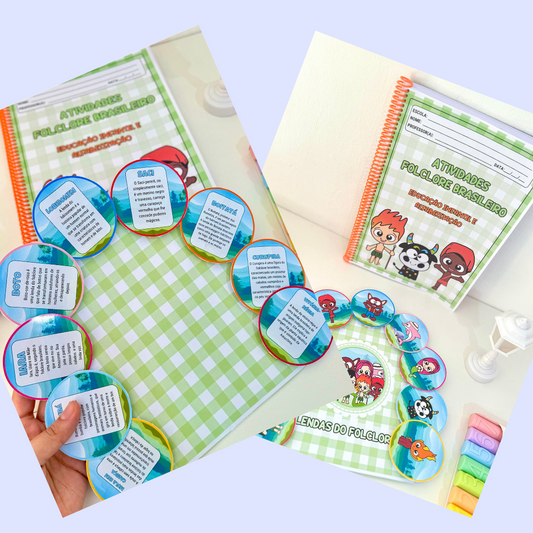 Atividades Folclore: com apostila e lembranças do Folclore para Educação Infantil e Ensino Fundamental