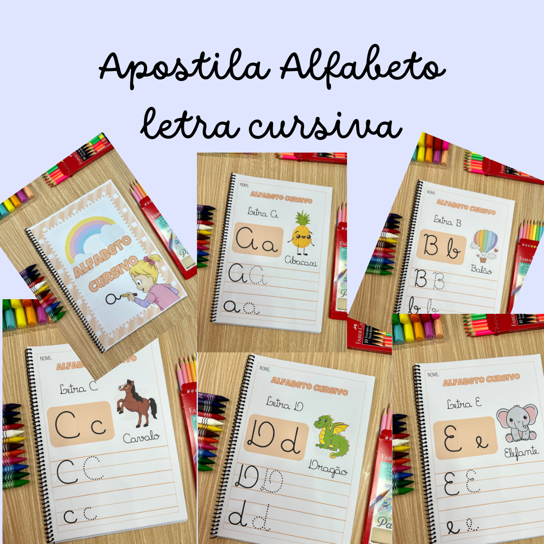 Apostila Alfabeto cursivo