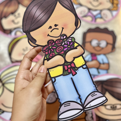 Painel Dia das Mães para Escola  (Decoração Completa)