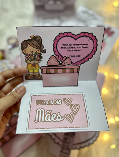 Kit Cartões Dia das Mães | Atividades Prontas Educação Infantil e Fundamental