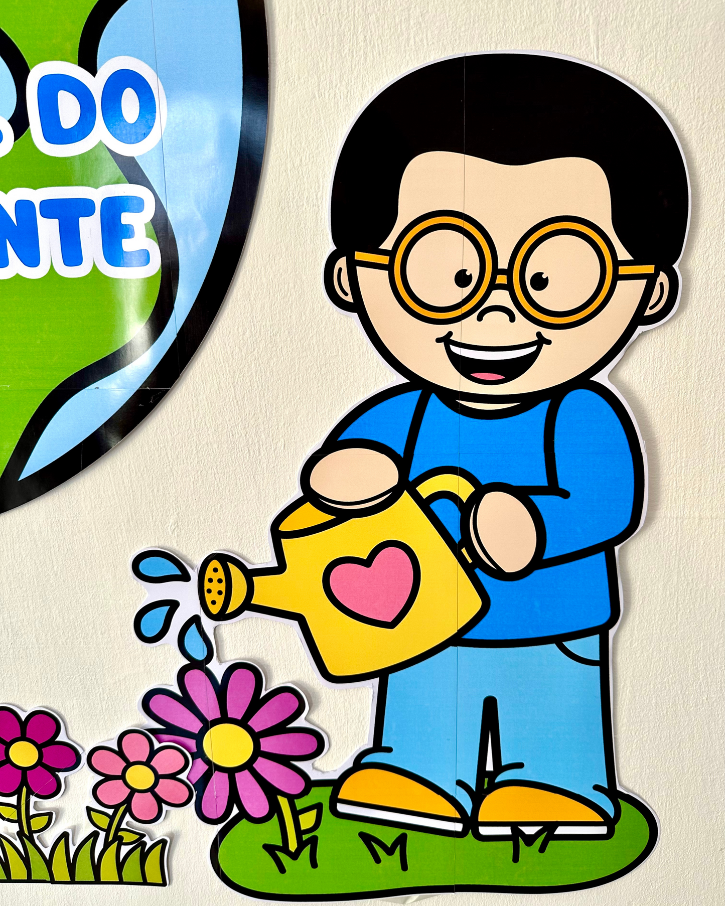 Painel para o dia Mundial do MEIO AMBIENTE