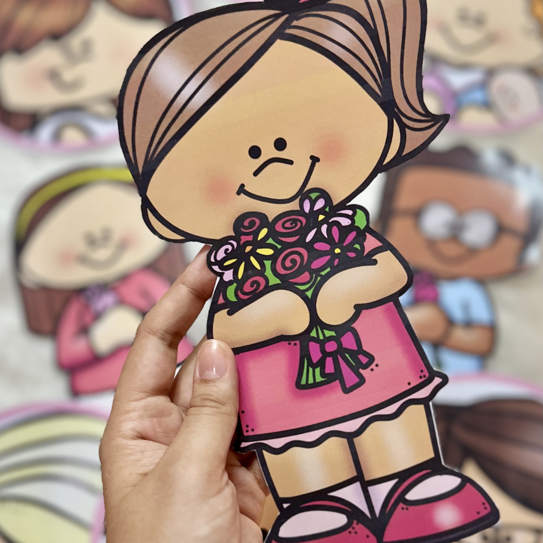 Painel Dia das Mães para Escola  (Decoração Completa)