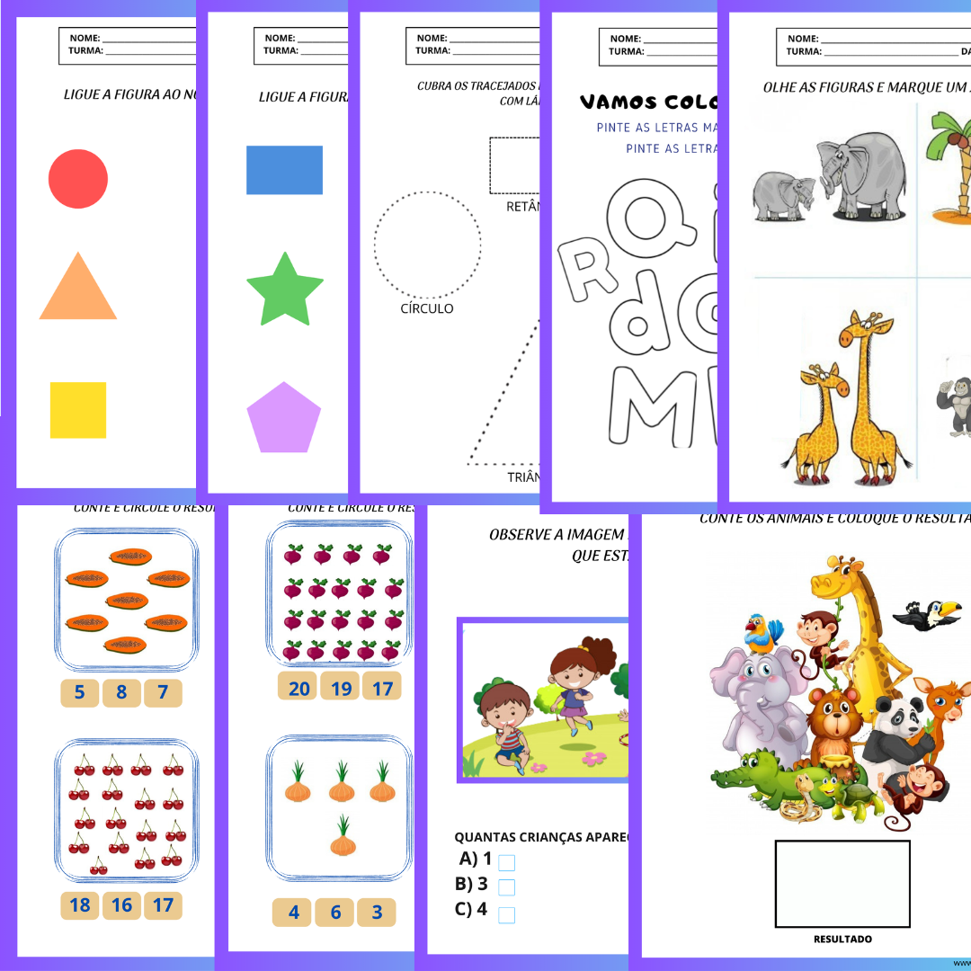 Atividades Adaptadas para Alunos com T.E.A. – Apostila Completa para autistas