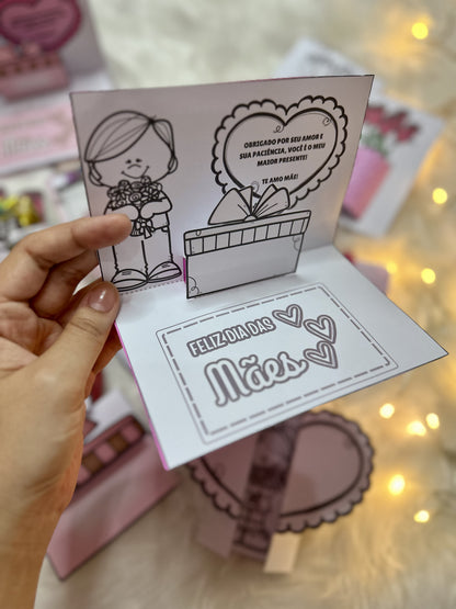 Kit Cartões Dia das Mães | Atividades Prontas Educação Infantil e Fundamental