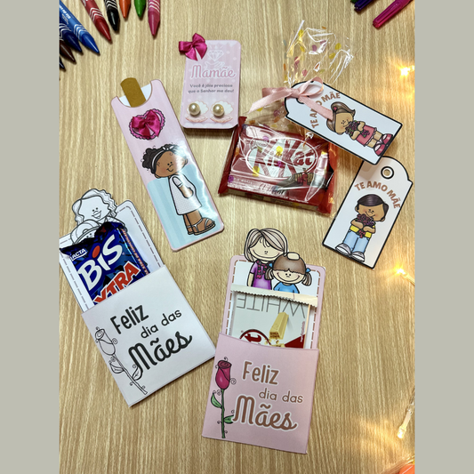 kit completo de lembrancinhas para o Dia das Mães