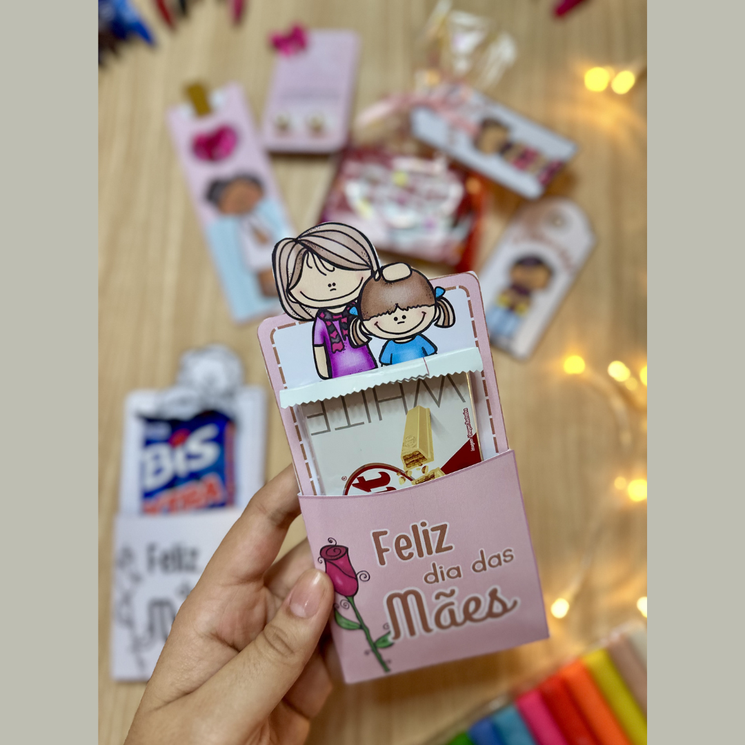 kit completo de lembrancinhas para o Dia das Mães